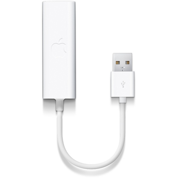 Apple USB Ethernet アダプタ投入